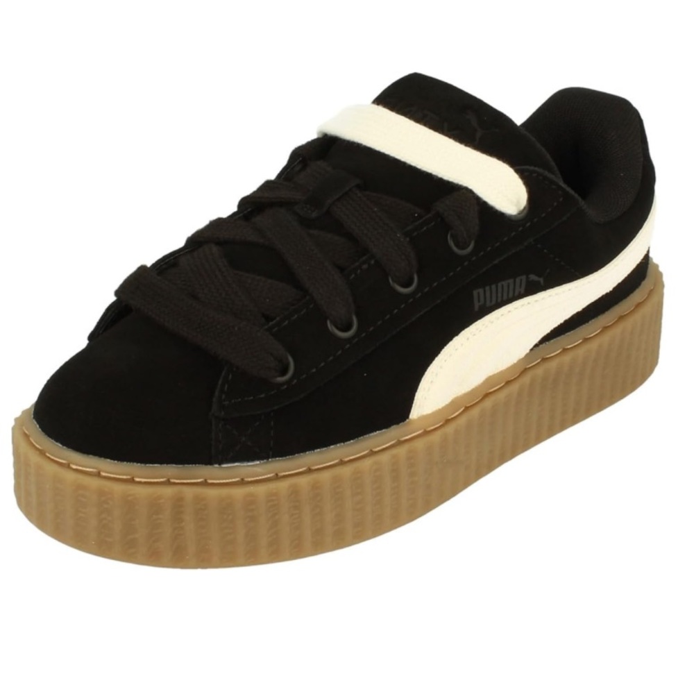Puma Fenty x Creeper Phatty Low Top Black & White Trainers W9.5